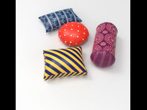 枕 - 4 モデル 3Dモデル