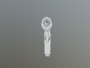 makarov low poly bbr Modello 3D