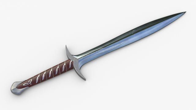 sword 3D Модель .c4d .max .obj .3ds .fbx .stl .blend 