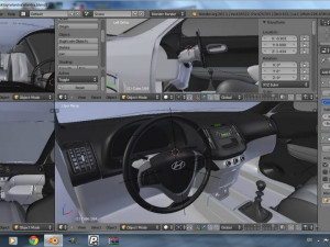 elantra 2008 Model 3D
