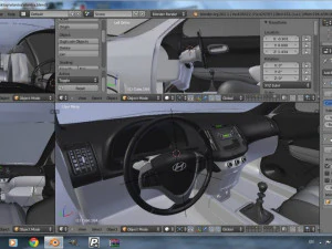 elantra 2008 3D Model