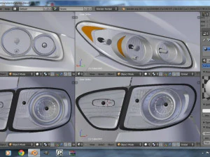elantra 2008 3D Model