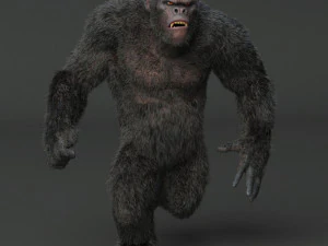 Gorille King Kong truqu&eacute; en 3D Modèle 3D