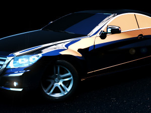 mercedes benz cl class 2010 3D Model