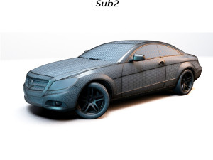 mercedes benz cl class 2010 3D Model