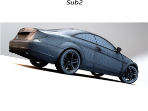 mercedes benz cl class 2010 3D Model