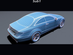 mercedes benz cl class 2010 3D Model