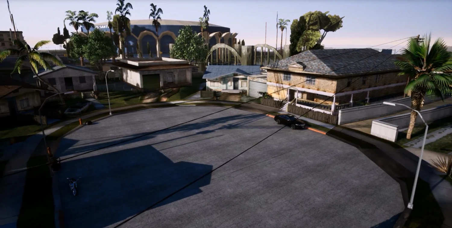 gta sa the grove city 3D Model .c4d .max .obj .3ds .fbx .stl .blend 