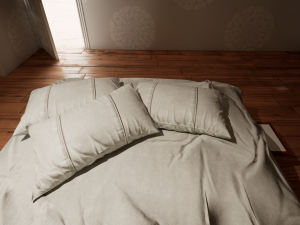 photorealistic bed Modello 3D
