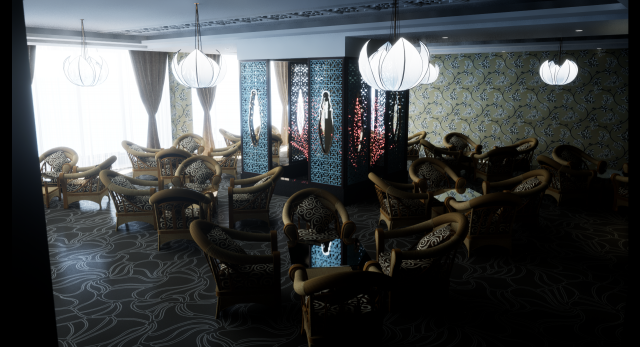 chinese restaurant 3D-Modell .c4d .max .obj .3ds .fbx .stl .blend 