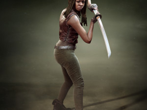 michonne - walking dead onslaught 3D Model
