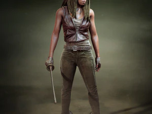 michonne - walking dead onslaught 3D Model