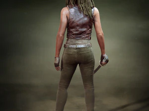 michonne - walking dead onslaught 3D Model