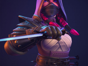 tiefling rogue 3D Model