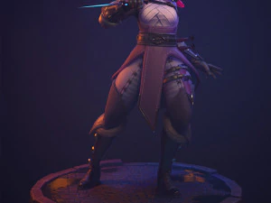 tiefling rogue 3D Model