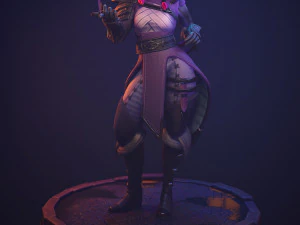 tiefling rogue 3D Model