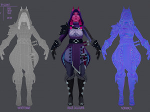 tiefling rogue 3D Model