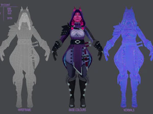 tiefling rogue 3D Model