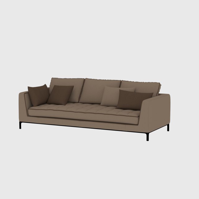 sofa 3D Model .c4d .max .obj .3ds .fbx .stl .blend 