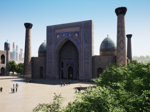 registan samarkand 3D Модель