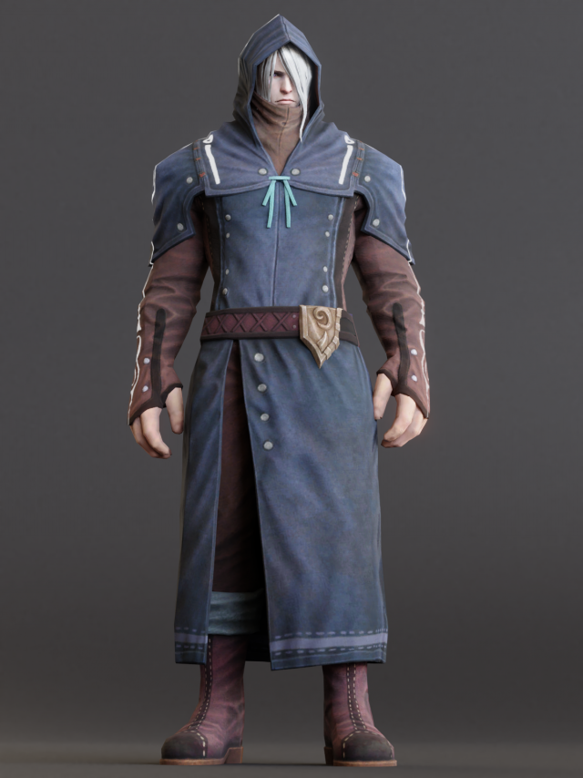 stylizied character Model 3D .c4d .max .obj .3ds .fbx .stl .blend 
