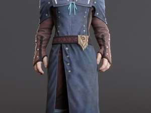 stylizied character 3D Model