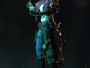 N&aacute;dia, a arque&oacute;loga Modelo 3D