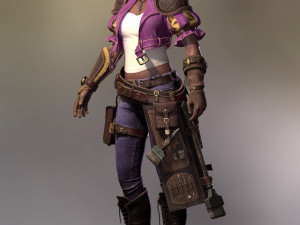nadia the archaeologist 3D Modell
