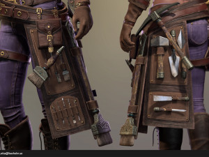 nadia the archaeologist 3D Modell