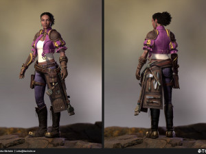 nadia the archaeologist 3D Modell