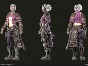 nadia the archaeologist 3D Modell