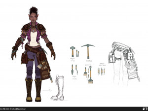 nadia the archaeologist 3D Modell