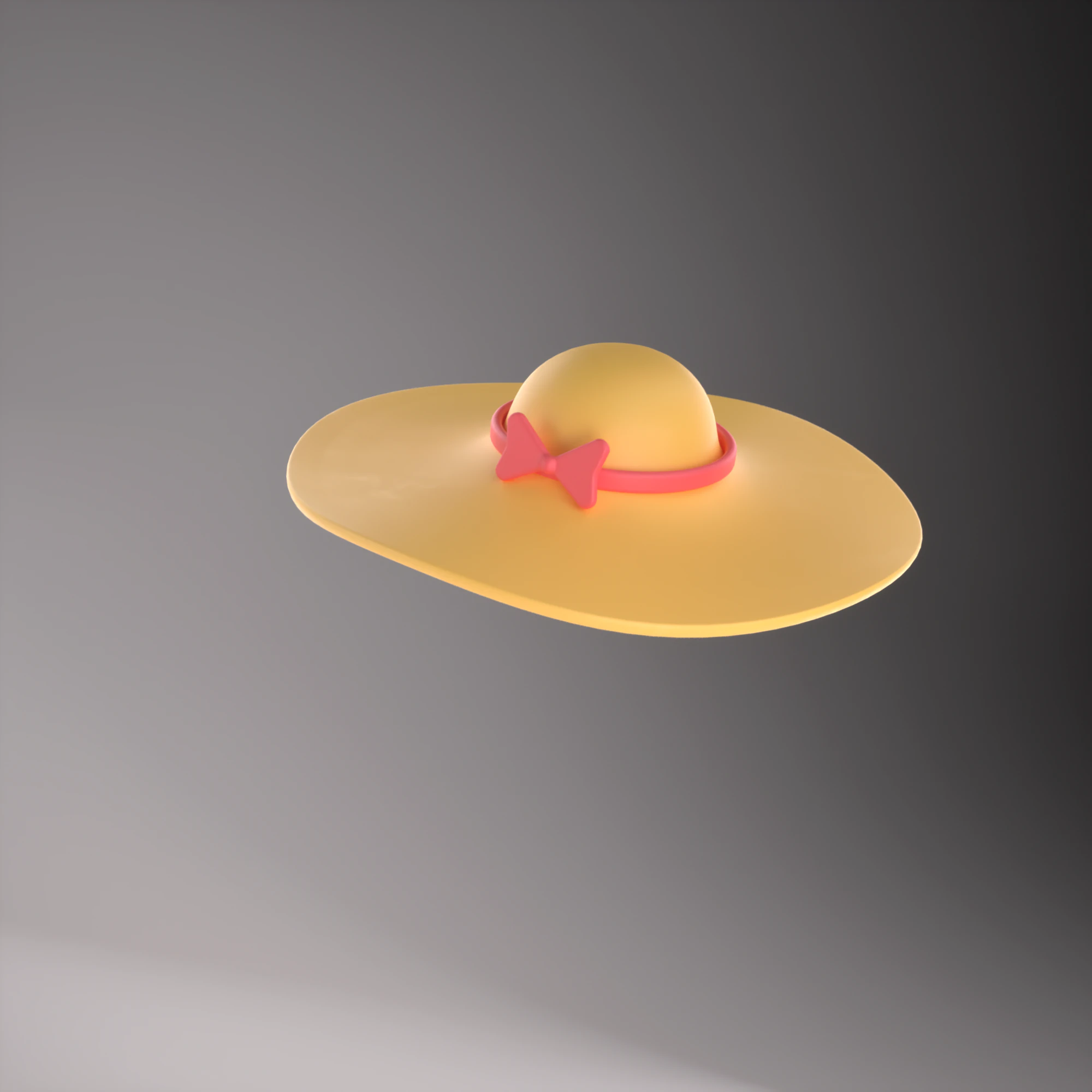 Stylized Hat 3D Model .c4d .max .obj .3ds .fbx .stl .blend