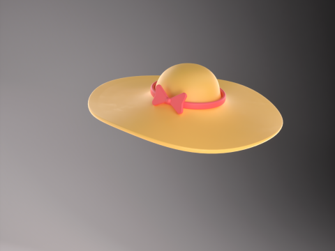 Stylized Hat 3D Model