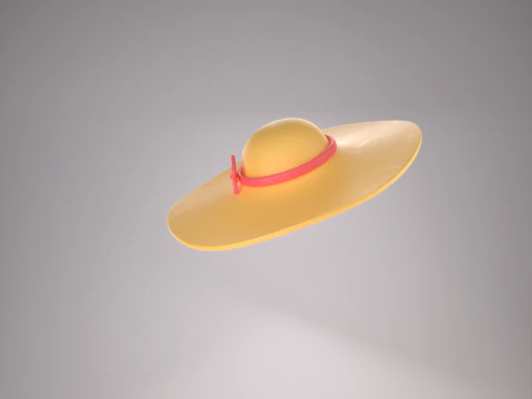 Stylized Hat 3D Model