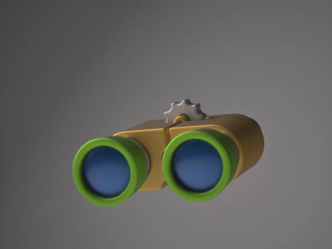 Stylized Travel Equipments 3D Model