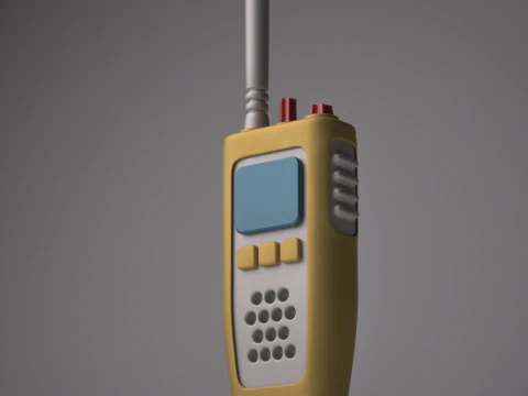 Stylized Travel Equipments 3D Model