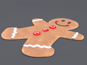 gingerbread man 3Dモデル