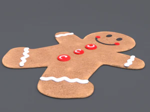 진저 브레드 맨 3D 모델