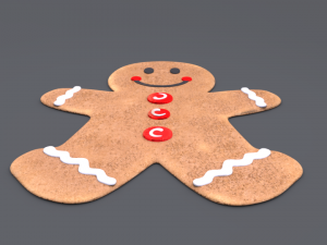 gingerbread man Modelo 3D