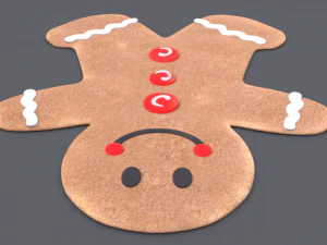 piernikowy ludzik Model 3D