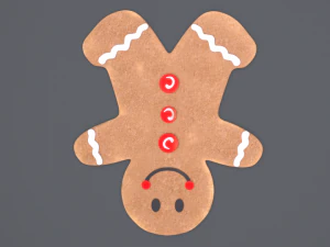 piernikowy ludzik Model 3D