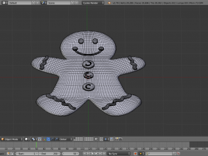 gingerbread man Modelo 3D