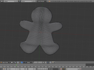 gingerbread man Modelo 3D