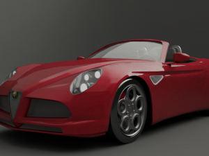 Alfa romeo 8c Modelo 3D