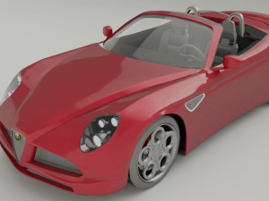 Alfa romeo 8c Modelo 3D