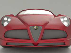 Alfa romeo 8c Modelo 3D