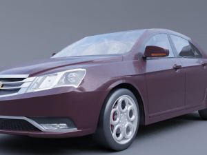 geely emgrand ec7 3D Модель