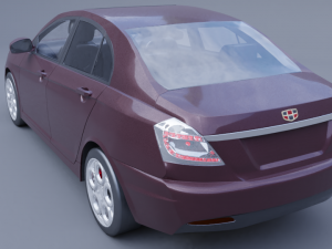 geely emgrand ec7 3D Модель