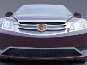 geely emgrand ec7 3D Модель